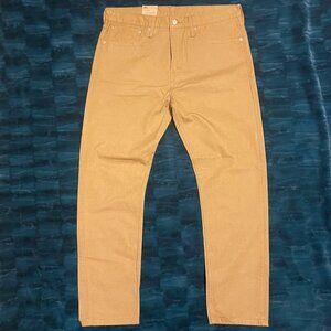 NWT Levi's 508 Regular Taper Fit Men's Tan Pants 34x30